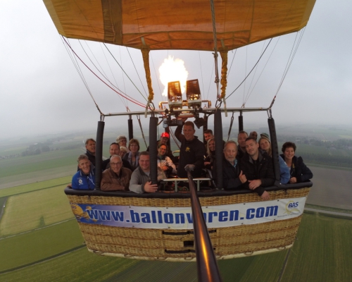 Ballonvaart vanaf Nieuwe Niedorp met BAS Ballon